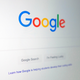 The Google logo seen on a computer screen in Washington, DC in July 2019.